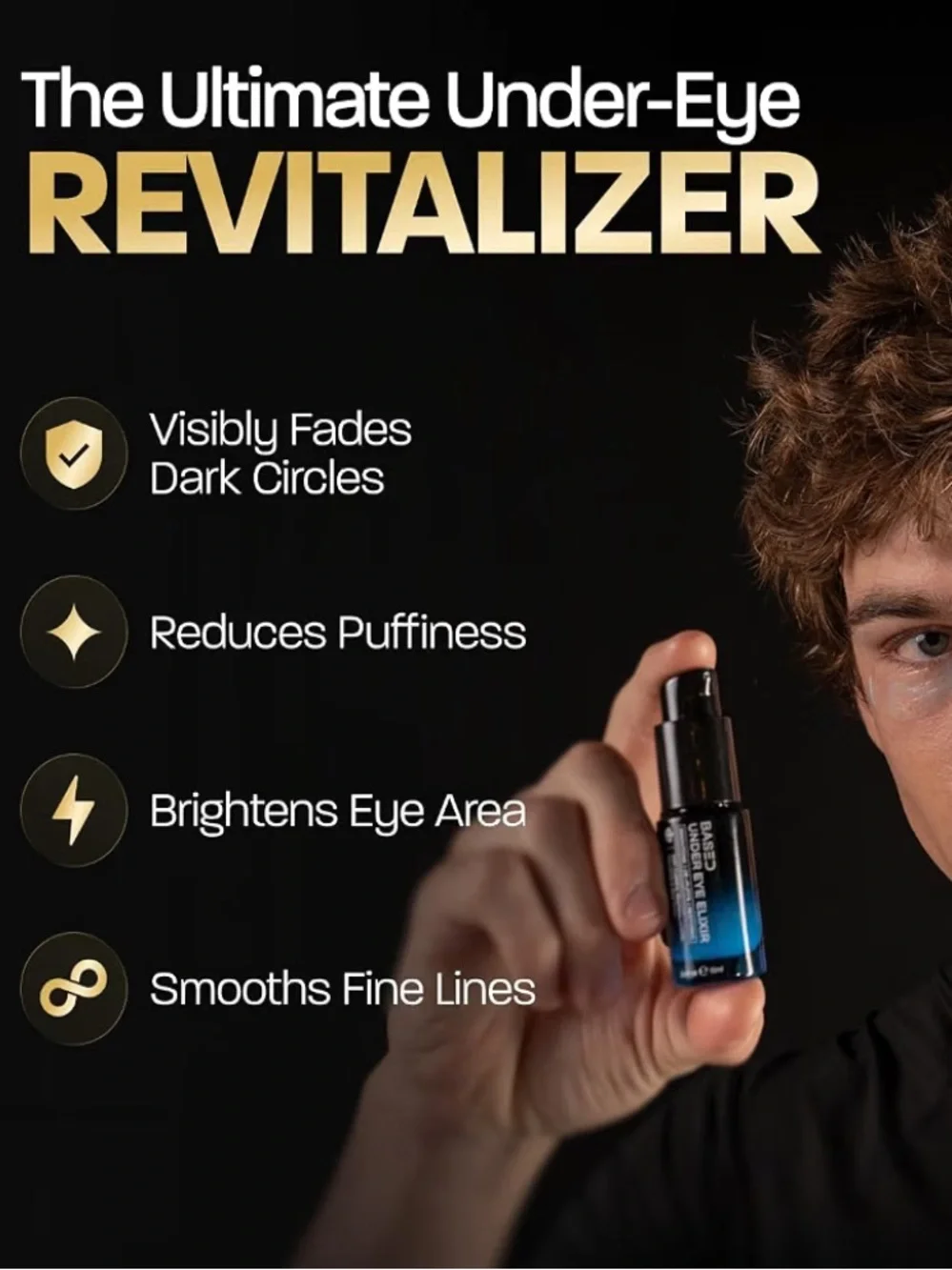BASED Under Eye Elixir, Hydrating & Refreshing Formula, Simple. Effective Eye